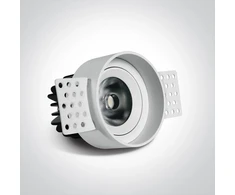 12W LED įleidžiamas šviestuvas, baltas, 3000K, 11112T/W/W