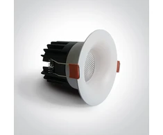 12W LED įleidžiamas šviestuvas, baltas, 3000/4000/5000K, 10112RA/W/V