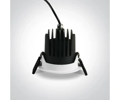 12W LED įleidžiamas šviestuvas, baltas, 3000K, IP65, 10110P/W/W