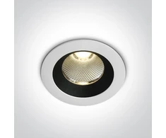 12W LED įleidžiamas šviestuvas, baltas, 3000K, IP65, 10110P/W/W