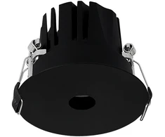 12W LED įleidžiamas šviestuvas INFINITY, juodas, 3000K, 368740
