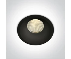 12W LED įleidžiamas šviestuvas, juodas, 3000/3500/4000K, IP65, dimeriuojamas, 10112TP/B/V