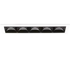 12W LED įleidžiamas šviestuvas LIKA, baltas korpusas/juodas reflektorius, 2700K, 341736