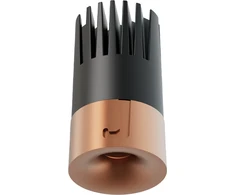 12W LED įleidžiamas šviestuvas, matinės vario sp., 3000K, 25403