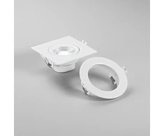 12W LED įleidžiamas šviestuvas SNIPER, baltas, CCT
