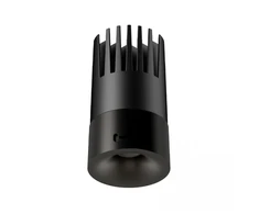 12W LED įleidžiamas/užglaistomas šviestuvas, juodas, 2700K, 25399-27