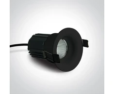 12W LED įleidžiamas vidaus/lauko šviestuvas, juodas, 3000K, dimeriuojamas, IP65, 10112C/B/W