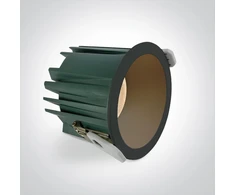 12W LED įleidžiamas vidaus/lauko šviestuvas, juodas, 3000/3500/4000K, IP65, 10112G/B/V