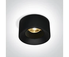 12W LED įleidžiamo montavimo šviestuvas, juodas, 3000K, 10112A/B/W