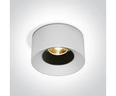 12W LED įleidžiamo montavimo šviestuvas, baltas, 3000K, 10112A/W/W