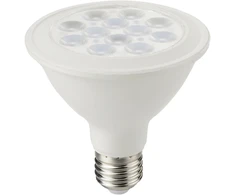 12W LED lemputė, balta, E27, 3000K