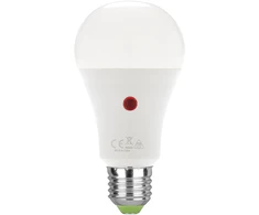 12W LED lemputė su šviesos jutikliu, balta, E27, 4000K