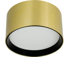 12W LED lubinis šviestuvas, aukso sp., 2700/3200/4000K, DALI, IP44, 25215