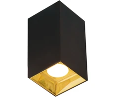 12W LED lubinis šviestuvas GLAM, juodos/aukso sp., 3000K, 4240501