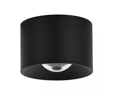 12W LED lubinis šviestuvas, juodas, 4000K, IP54, S131-4K
