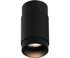 12W LED lubinis šviestuvas LUX, juodas, 2700K, P3989090NN