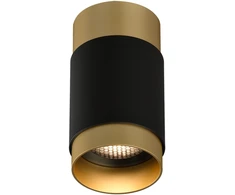 12W LED lubinis šviestuvas LUX, juodos/aukso sp., 4000K, dimeriuojamas, P3989010ONDP
