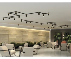 12W LED lubinis šviestuvas LUX, juodos/aukso sp., 4000K, dimeriuojamas, P3989010ONDP