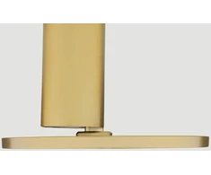 12W LED lubinis šviestuvas, matinės aukso sp., 3000K, 25305