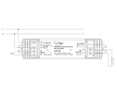 12W LED maitinimo šaltinis, DALI/PUSH, 267999
