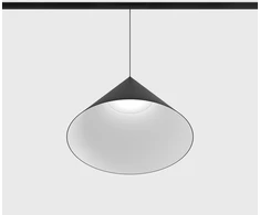 12W LED pakabinamas šviestuvas CONE į magnetinę sistemą IN_LINE, juodas, 3000K, 320mm