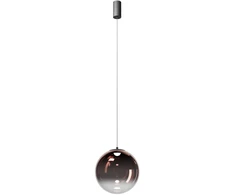 12W LED pakabinamas šviestuvas IRIDES, juodos/kavos sp., 2700K, 01-4099