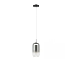 12W LED pakabinamas šviestuvas, matinės juodos/dūmų sp., 3000K, 23217