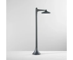 12W LED pastatomas lauko šviestuvas ALYSON, juodas, IP44