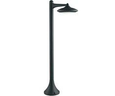12W LED pastatomas lauko šviestuvas ALYSON, juodas, IP44