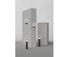 12W LED pastatomas lauko šviestuvas BRISK, antracito sp., 3000K, IP65, H2085000GR