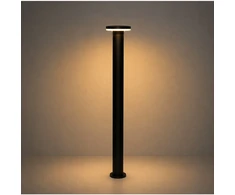 12W LED pastatomas lauko šviestuvas, juodas, 2700K, E249-27