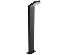 12W LED pastatomas lauko šviestuvas MIRA 3K, juodas, 3000K