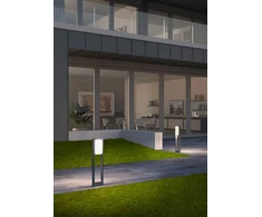 12W LED pastatomas lauko šviestuvas MIST, tamsiai pilkas, 3000K, IP54, 90245