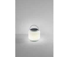 1,2W LED pastatomas lauko šviestuvas su saulės baterija ROBIN, žalias, dimeriuojamas, IP54