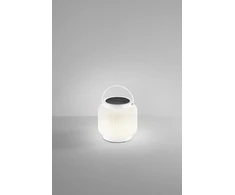 1,2W LED pastatomas lauko šviestuvas su saulės baterija ROBIN, baltas, dimeriuojamas, IP54