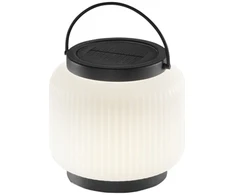 1,2W LED pastatomas lauko šviestuvas su saulės baterija ROBIN, juodas, dimeriuojamas, IP54