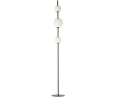 12W LED pastatomas šviestuvas, juodas, 3000K, 20135