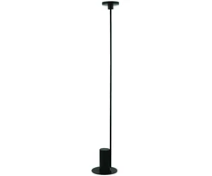 12W LED pastatomas šviestuvas, juodas, 3000K, 22065