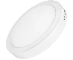 12W LED paviršinė panelė, balta, 6000K