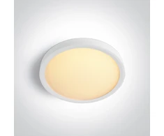 Lubinis šviestuvas 12W LED paviršinis šviestuvas, baltos sp., 2800/3300/4000K, 180mm, UGR19, 62020AU/W/V