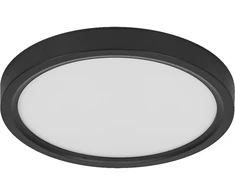 Lubinis šviestuvas 12W LED paviršinis šviestuvas ESSENTIAL ORBIS, juodas, 3000K