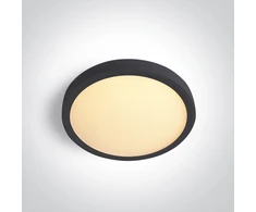 Lubinis šviestuvas 12W LED paviršinis šviestuvas, juodos sp., 2800/3300/4000K, 180mm, UGR19, 62020AU/B/V