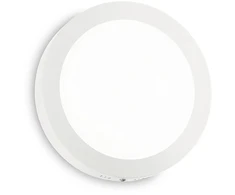 Lubinis šviestuvas 12W LED paviršinis šviestuvas UNIVERSAL, baltas, 2700K, 342566