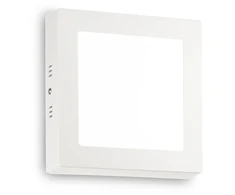 Lubinis šviestuvas Ideal Lux 12W LED paviršinis šviestuvas UNIVERSAL, baltas, 4000K, 321769