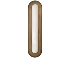 12W LED sieninis šviestuvas, bronzos/marmuro sp., 3000K, 2652