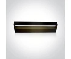12W LED sieninis šviestuvas, juodas, 2700/3100/3500K, 38010A/B/V