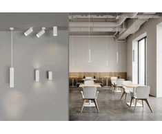 12W LED sieninis šviestuvas PIPE, baltas, 3000K, dimeriuojamas, A3986100BDP