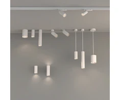12W LED sieninis šviestuvas PIPE, baltas, 2700K, dimeriuojamas, A3986090BDP