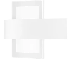 12W LED sieninis šviestuvas TRESOR, baltas, 4000K