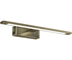 Sieninis šviestuvas 12W LED sieninis veidrodžio šviestuvas MENORCA, sendinto žalvario sp., 3000/4000K, dimeriuojamas, IP44, A3730271UDP